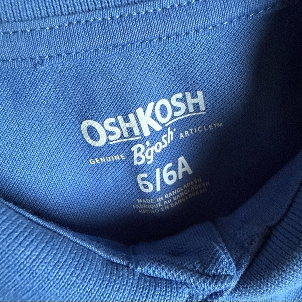 Oshkosh B’Gosh Boy’s 2 Polos Bundle Red/Blue Size 6/6A - Picture 8 of 10